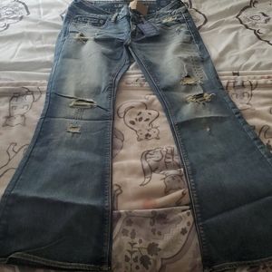 American Eagle flare jeans SHORT length